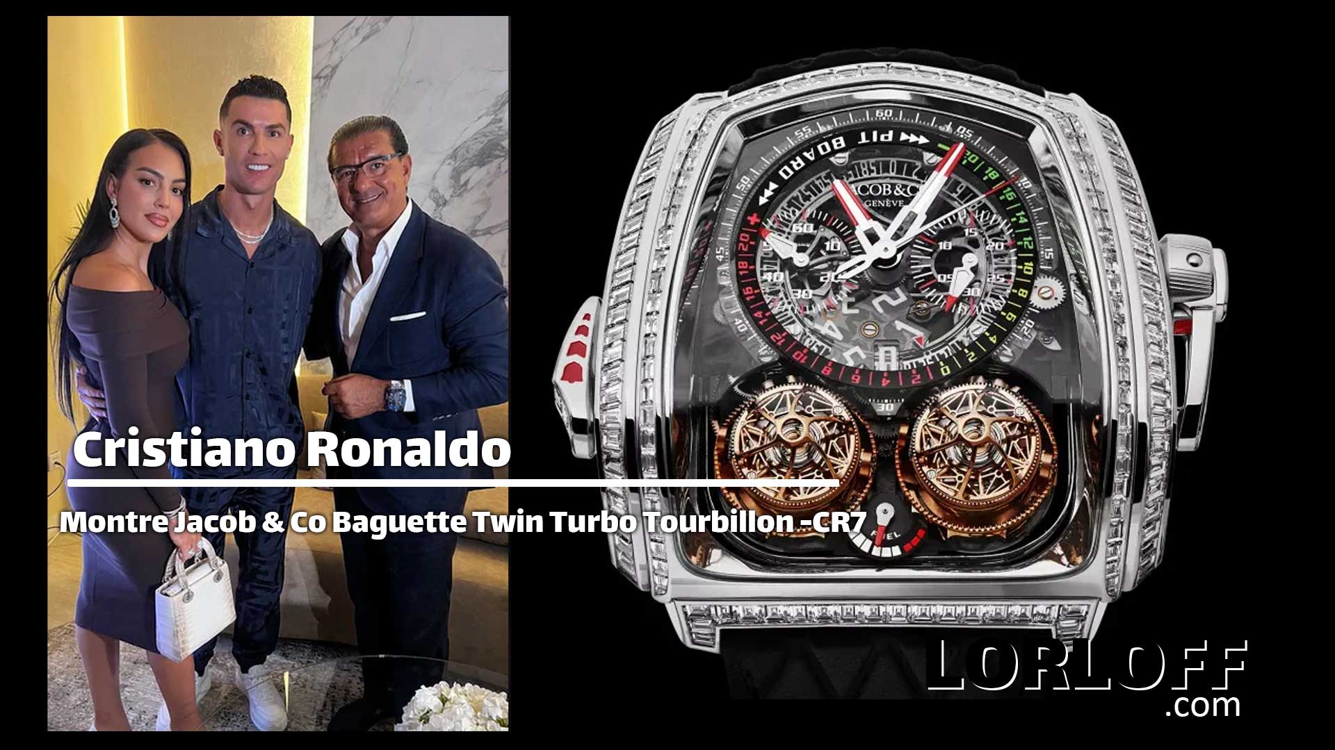 Découvrez la nouvelle montre Jacob & Co de Cristiano Ronaldo au prix